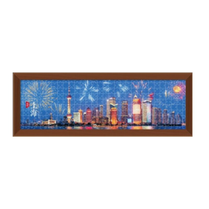 创意夜光拼图景点插画北京上海杭州旅游小学生儿童益智拼图纪念品