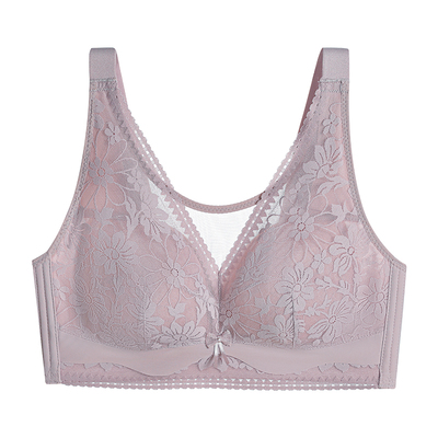 聚拢大码无钢圈内衣美背设计感