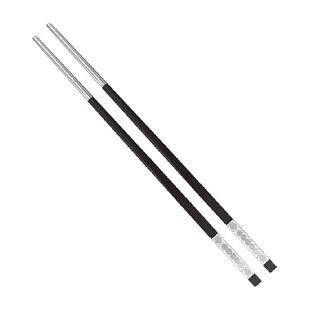 臻汇银纯银筷子礼盒家用五福临门抗菌防霉套装高档送礼品足银筷子