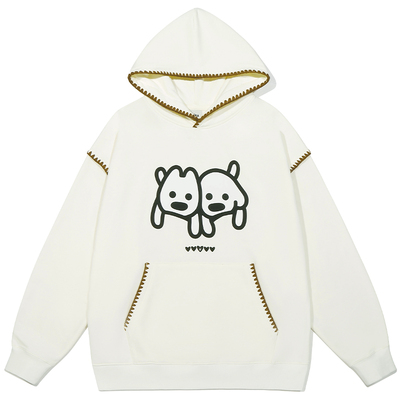 GUUKA联名小狗连帽卫衣