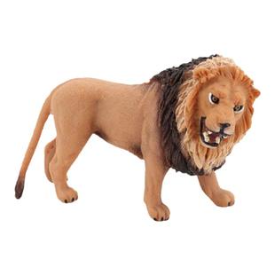 儿童玩具仿真野生动物模型实心塑胶摆件狮子雄狮公母狮小狮子认知