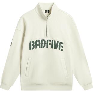 李宁反伍BADFIVE卫衣男春季2026新款新年红色套头衫立领运动长袖