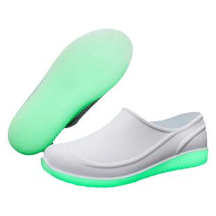 劳保雨鞋男款防滑白色厨房女款胶鞋软底防水男士防滑鞋工地水鞋女