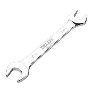 德力西开口扳手双头扳手呆扳子8-10号超薄12叉口14-17工具套装19