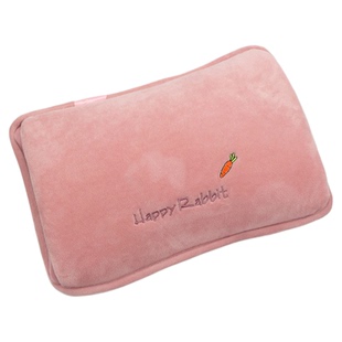 充电热水袋保护套子单卖 暖手宝电暖宝防烫套 毛绒可爱双插手布套