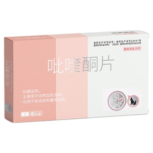 宠轻松狗狗驱虫药吡喹酮片宠物犬抗蠕虫药血吸虫病绦虫病米尔贝肟