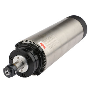 华江雕刻机圆形风冷主轴800/1.5/2.2KW风冷高速电机弘阳雕刻配件