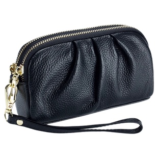 真软皮质感手拿包女款妈妈手拎包双层大容量手包手机包多功能钱包