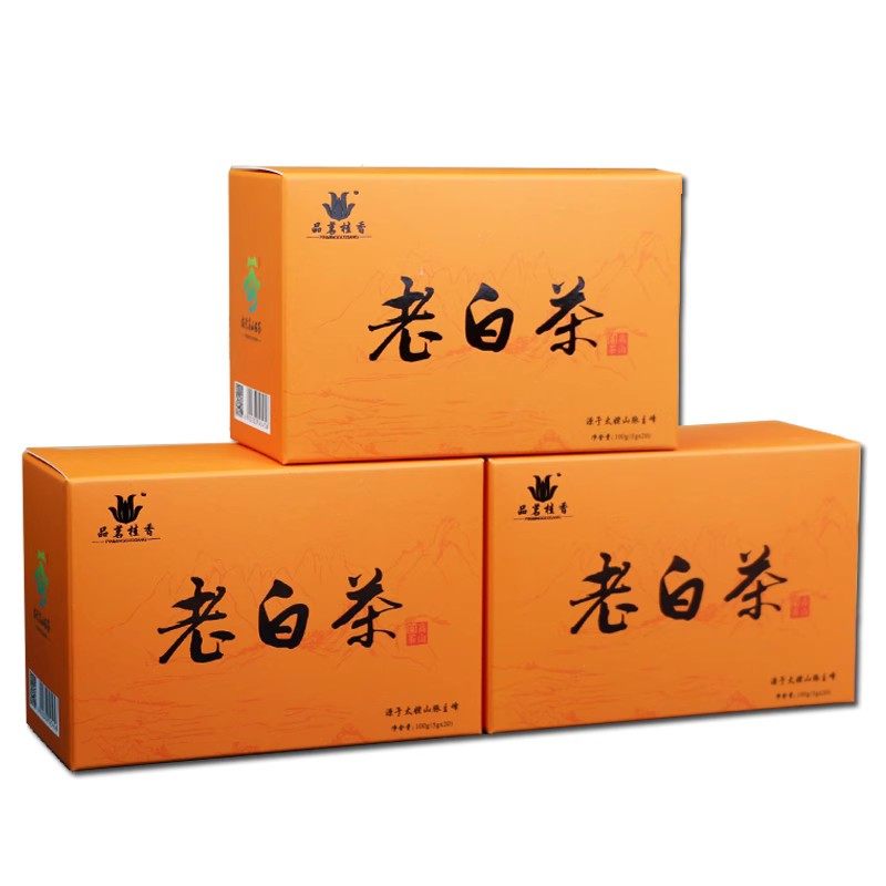 品茗桂香福鼎白茶寿眉老白茶饼干