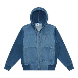 UNDEFEATED五条杠官方UNDEFEATED by SYDS联名拼接水洗连帽卫衣