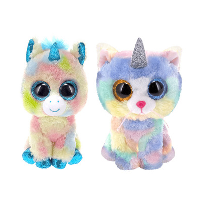 ty撸猫羊驼独角兽狗狗毛绒玩具