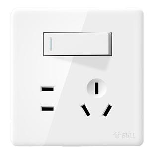 公牛开关插座官方旗舰店正品一开五孔插座板一开双控开关公牛g28