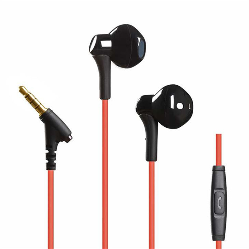 音可若瓦RW100半入耳式耳机重低音苹果X华为手机小米有线OPPO通用