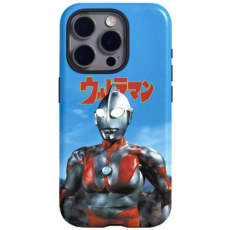 原创日系复古奥特曼适用iPhone17promax磁吸二合一菲林手机壳磨砂苹果16pro个性15pro全包防摔14卡通1