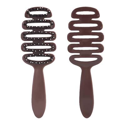 松塔猪鬃排骨梳发顶蓬松顺发