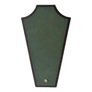 首饰展示架绿革人形项链架饰品托盘珠宝店铺陈列拍摄道具创意摆件