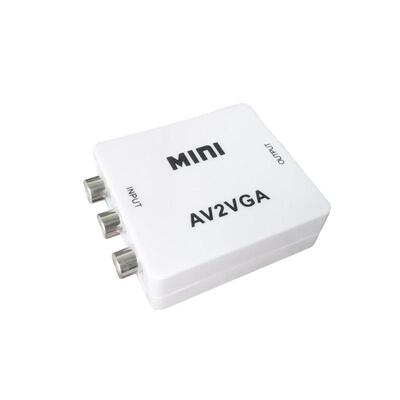 av转vga转换器机顶盒s端子tv改变