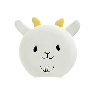 派地奥乳胶玩具柴犬安全环保发声山羊奶牛泰迪小猪宠物狗玩具耐咬