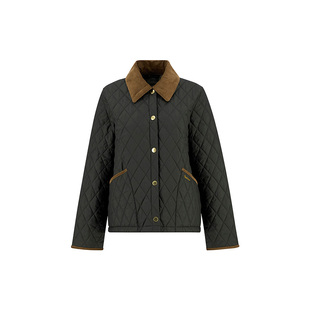 Barbour Icons Cropped Liddesdale 女士绗缝夹克