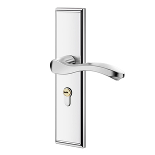 卧室门锁家用通用型室内木门房门房间门把手手柄静音全不锈钢整套