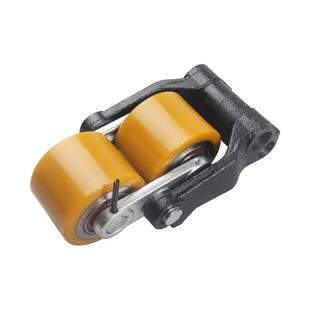 中力电动叉车小金刚轮架总成电叉车托盘搬运车轮轴轮子承重轮配件