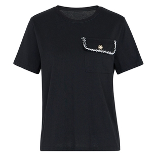 马天奴春夏新款纯色100%棉圆领短袖T恤休闲上衣百搭时尚流行女装