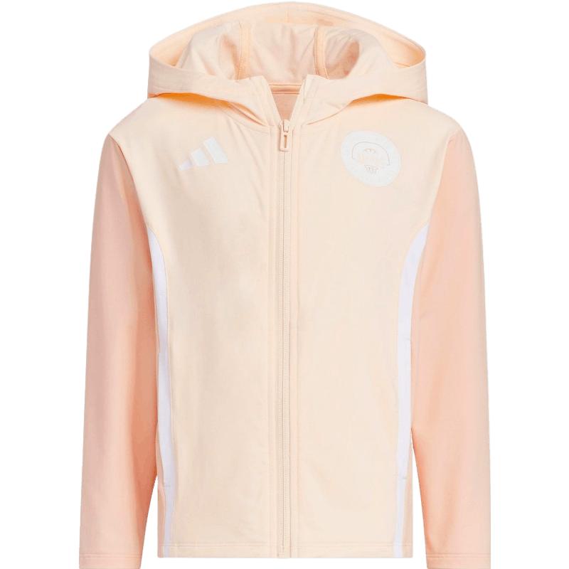 adidas阿迪达斯女小童LK HD JKT针织连帽运动外套KC1535