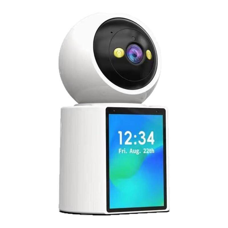 超级看看监控摄像头无线wifi4G室内桌面摆放摇头机高清监控器网络
