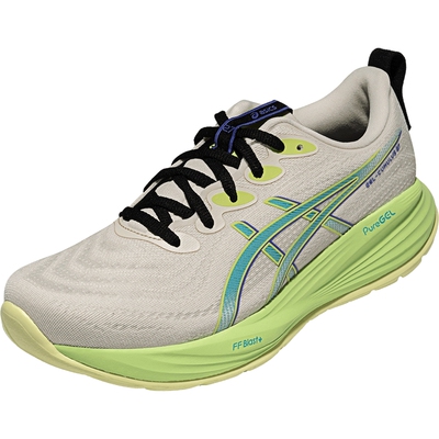 亚瑟士男性缓震抓地透气跑步鞋