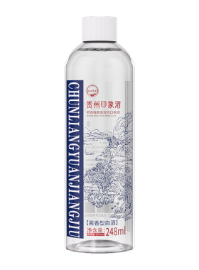 贵和泉贵州印象酒酱香型白酒纯粮食53度泡酒高度小瓶装248ml