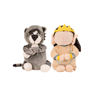 敦煌研究院 舍身饲虎翻翻乐毛绒玩偶 博物馆文创生日礼物送儿童