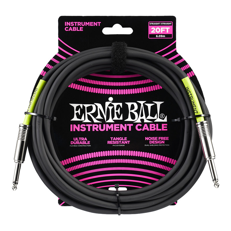 ErnieBall吉他连接线柔软降噪线