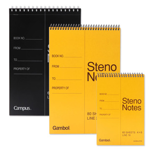 日本KOKUYO国誉线圈笔记本英语单词本渡边gambol螺旋上翻本a5便携