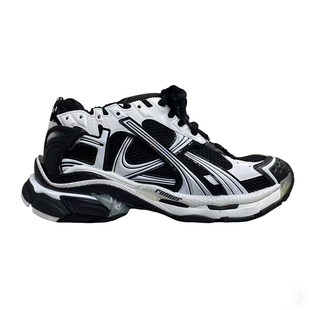 PALEUCIAAA-高定巴黎7代runner老爹鞋复古增高厚底镂空做旧脏脏鞋