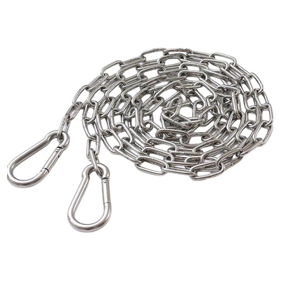 304不锈钢链条晾衣绳 晒被绳 防雨水防生锈防风防滑 阳台晾衣链