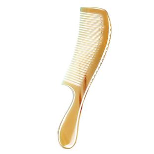 天然老牛角梳子女士专用长发不打结防家用静电护发头皮经络按摩梳