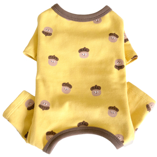 秋冬款纯棉宠物猫狗狗衣服包肚子四脚衣泰迪比熊狗狗睡衣小型幼犬