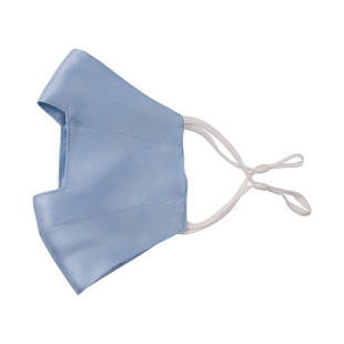 真丝口罩内衬亲肤漏鼻露嘴敏感肌防晒双层100%桑蚕丝面罩户外骑行