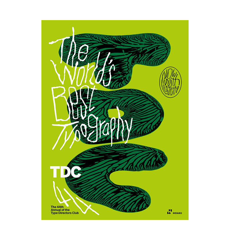 【现货】纽约字体指导俱乐部年鉴44 The World's Best Typography 英文原版字体排版图案平面设计书籍进口艺术图书 Hoaki出版