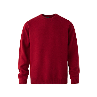 MRCYC简约风圆领套头毛衣男冬季