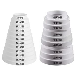 抽油烟机排烟管变径圈排风管大小转换接头厨房烟道管止逆阀变径器