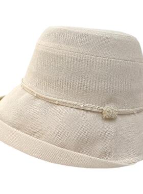 日本和纸遮阳帽出游优雅女夏轻薄
