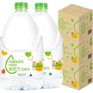 屈臣氏高温蒸馏水敷脸饮用水4.5L*4桶*3箱护肤泡茶泡奶非矿泉水