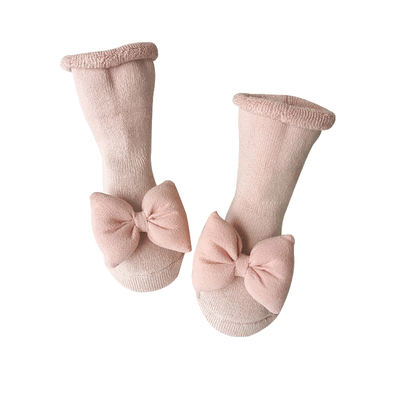 松口中筒袜地板袜原创可爱秋冬