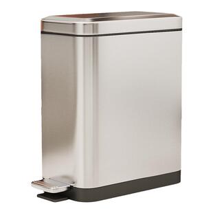 不锈钢垃圾桶脚踏式家用厨房客厅厕所卫生间带盖窄缝垃圾箱大号