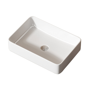 长方小尺寸台上盆陶瓷厕所阳台家用卫生间小号浴室简约洗手盆台盆