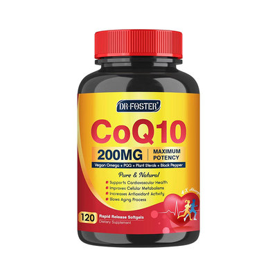 【自营】DrFoster辅酶Q10美国进口高含量备孕熬夜保护心脏200mg