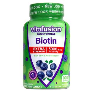 vitafusion女士多维男士多维褪黑素生物素铁叶黄素鱼油钙软糖