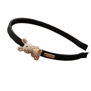 儿童发箍可爱珍珠小熊发饰女童发卡学生防滑头饰女孩头箍公主百搭