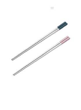 国风304不锈钢筷子家用防滑公筷